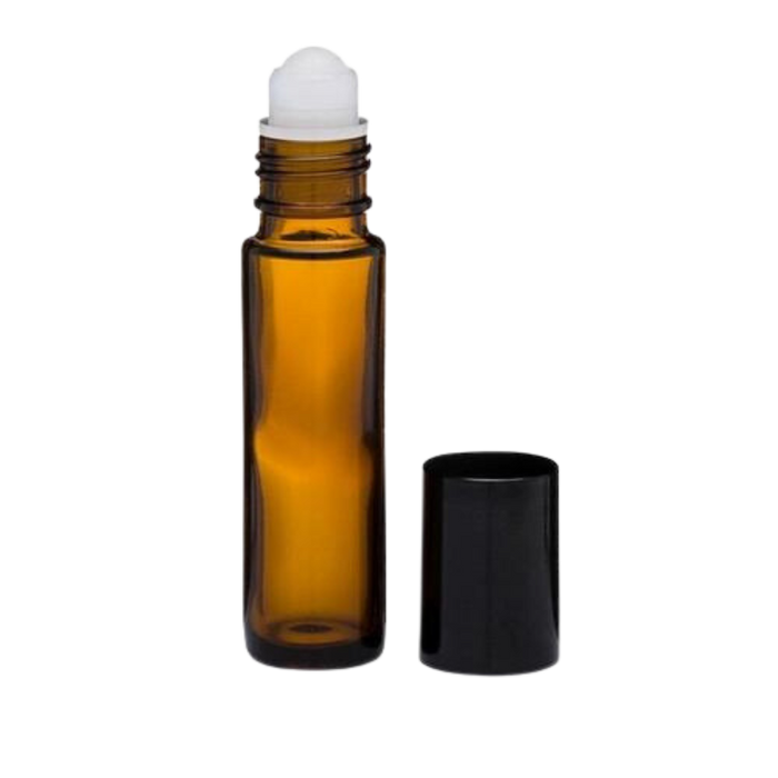 Amber Glass Roll On Bottle, 10 ml