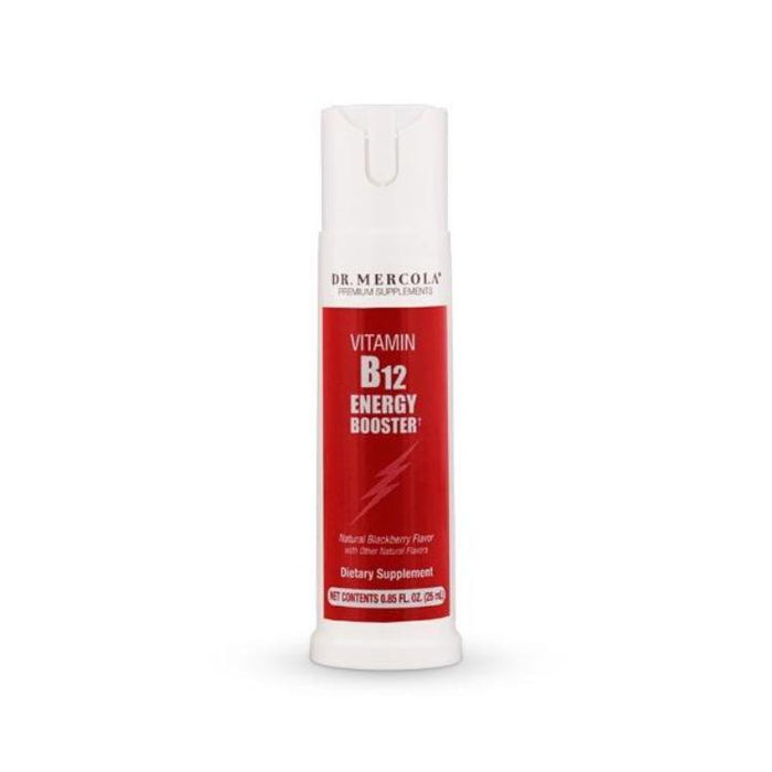 Vitamin B12 Energy Booster Spray - Raspberry Flavor, 32 servings