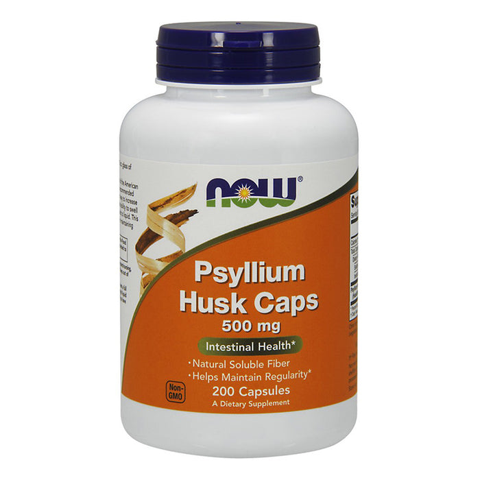Psyllium Husk 500 mg, 200 Caps