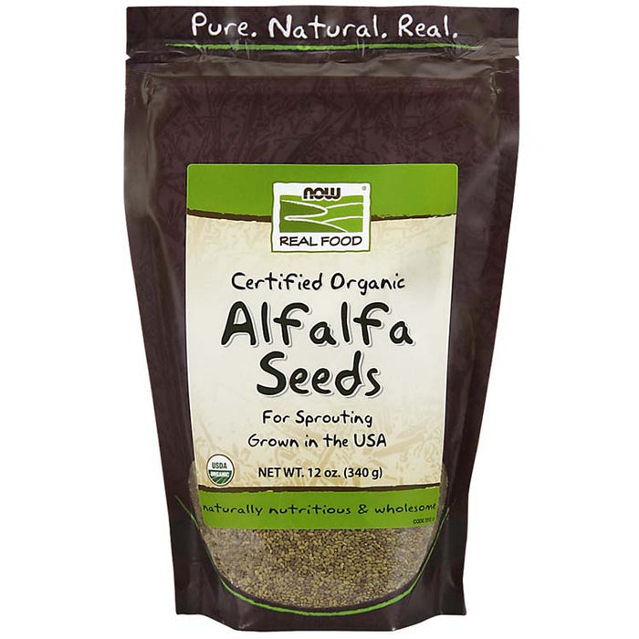 Alfalfa Seeds - Certified Organic, 12 oz.