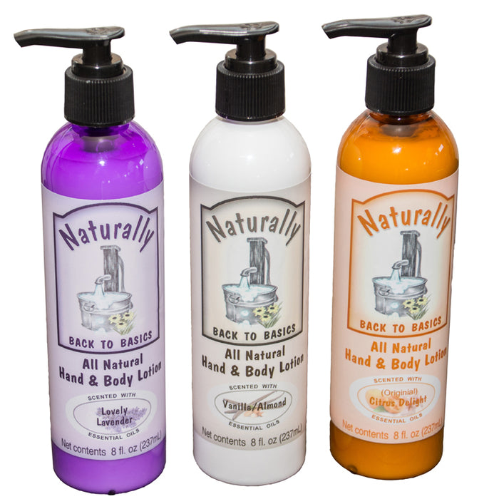 All Natural Hand & Body Lotion, 8oz
