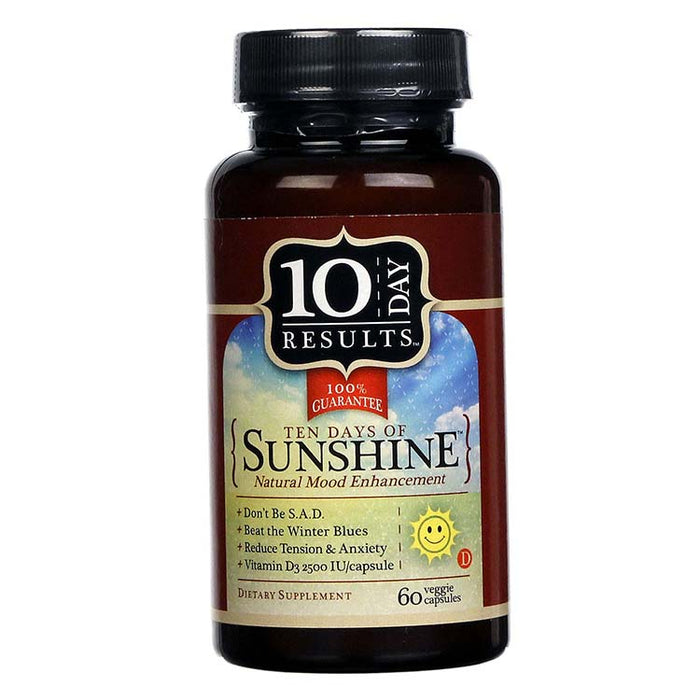 Ten Days Of Sunshine - Natural Mood Enhancer, 60 Capsules