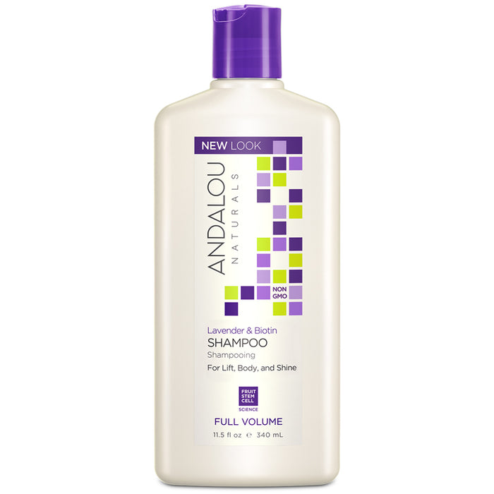 Andalou Naturals Full Volume Shampoo - Lavender & Biotin, 11.5oz
