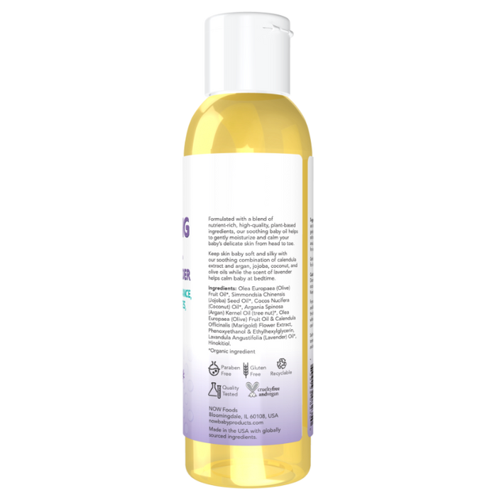 Soothing Baby Oil, Calming Lavender 4 oz
