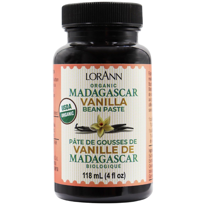 Organic Madagascar Vanilla Bean Paste, 4oz