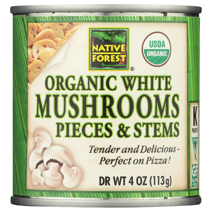 Organic Mushroom Stem & Pcs, 4oz