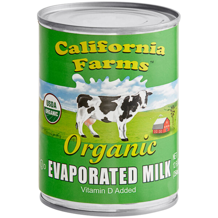 Organic Evaporated Milk, 12 oz