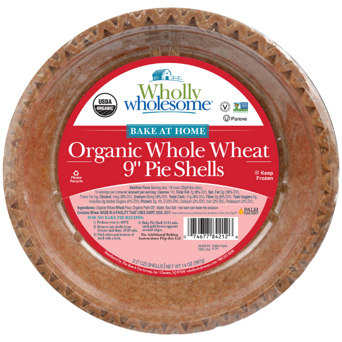 Organic Pie Shell 9In, 2Pk