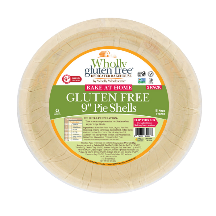 Gluten Free Pie Shell 9 in, 2 Pk