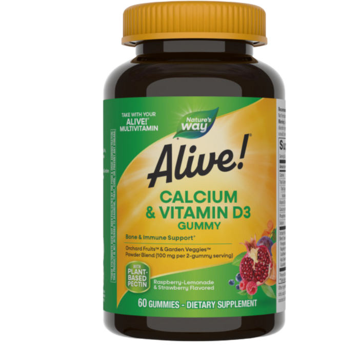 Alive! Calcium Gummies, 60 Count