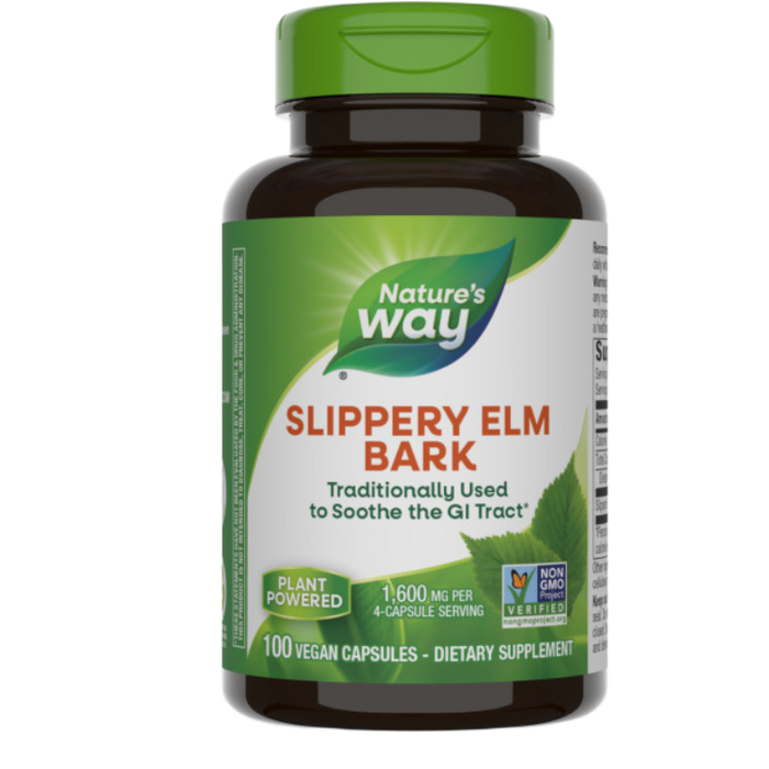 Slippery Elm Bark, 100 Capsules