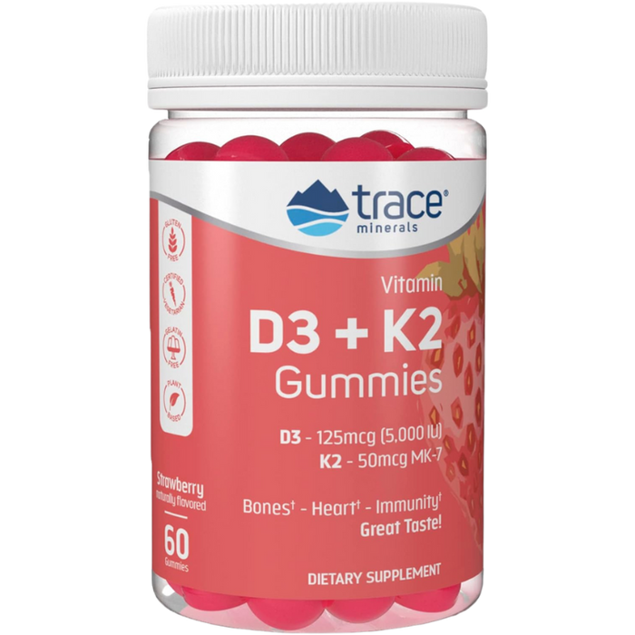 Vitamin D3+K2, 60 Gummies