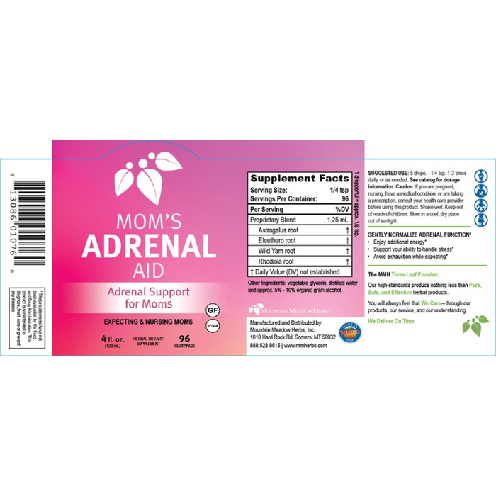 Mom's Adrenal Aid, 4oz