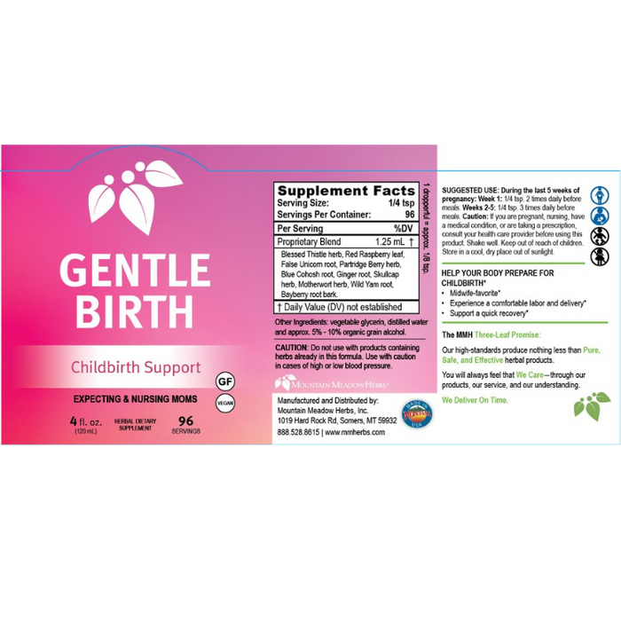 Gentle Birth Formula, 4oz