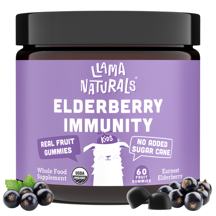 Llama Kids Elderberry Immunity Gummies, 60 ct