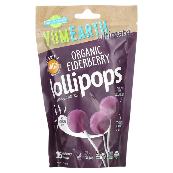 Ultimate Elderberry Lollipops, 3 oz