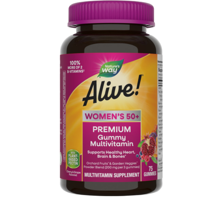 Alive Women 50+ Multi, 75 Gummies