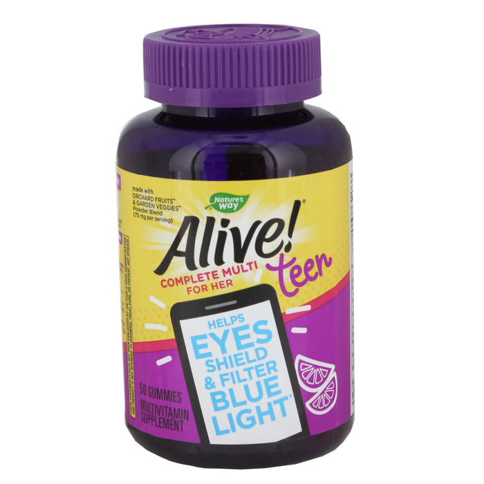 Alive Teen Multi For Her, 50 Gummies