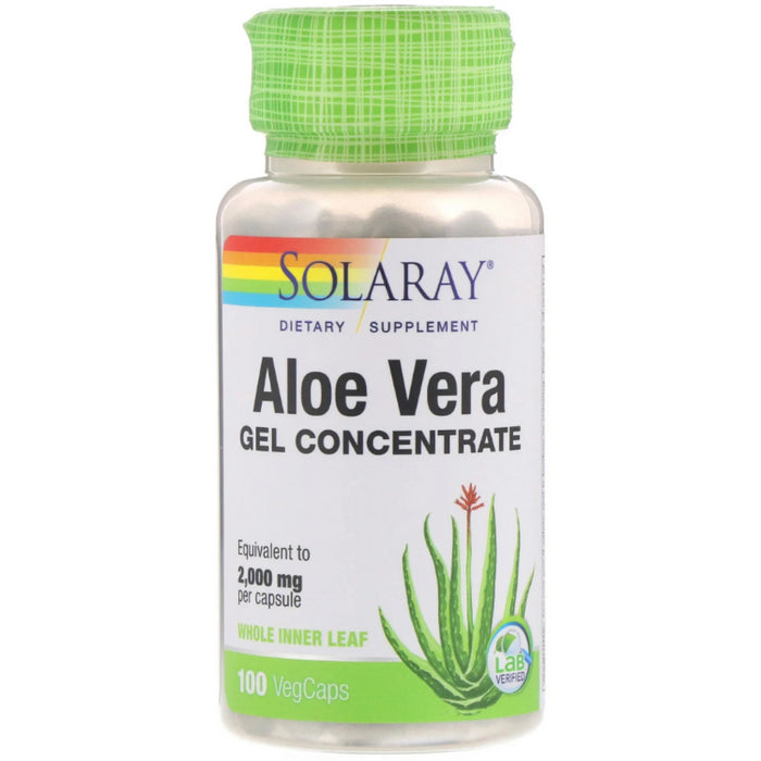 Aloe Vera Gel, 100 Caps