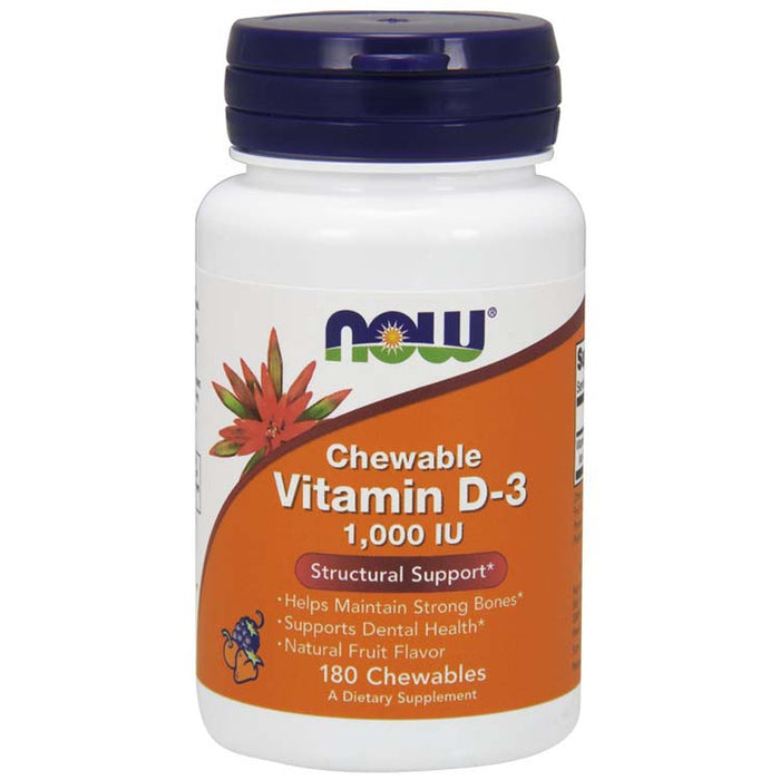 Vitamin D-3,  180 Chewables