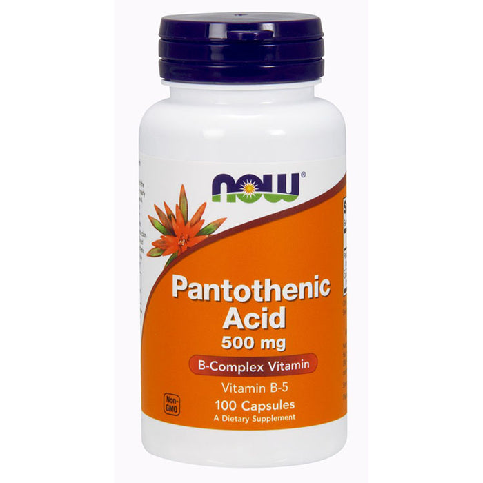 Pantothenic Acid - 500 mg, 100 Capsules