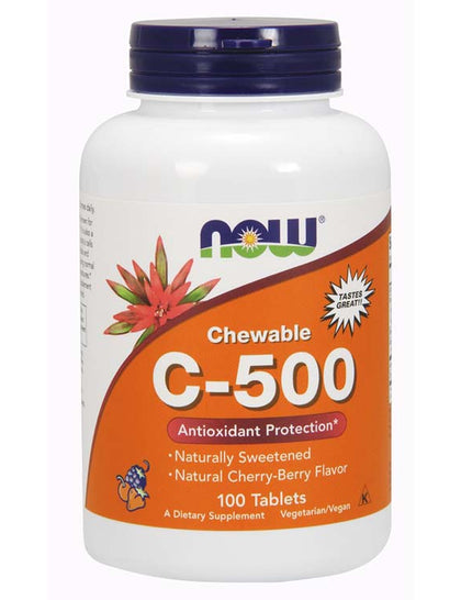 Vitamin C-500 Cherry Chewable, 100 Lozenges