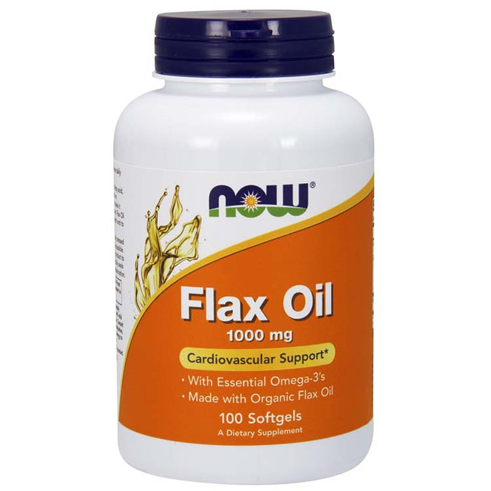 Flax Oil - 1000 mg, 100 Softgels