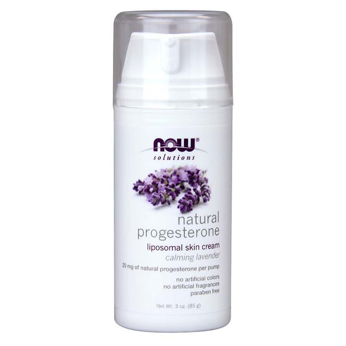 Natural Progesterone Liposomal Skin Cream with Lavender - 3 oz