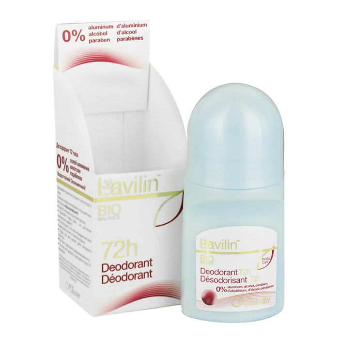 Lavilin Bio Balance Roll-on Deodorant, 2.1 oz.