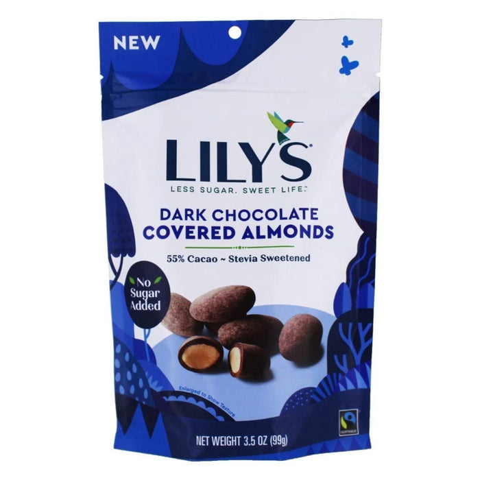 Lily's Dark Chocolate Covered almonds, 3.5 oz