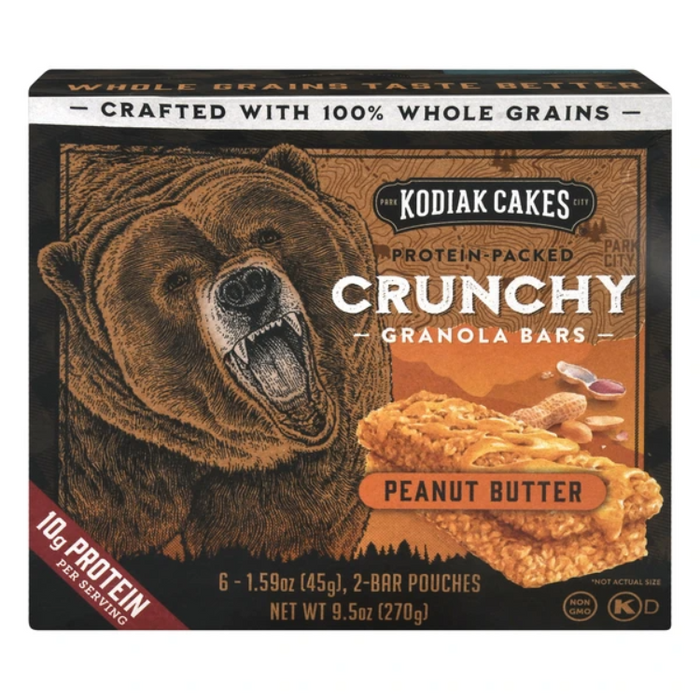 Crunchy Granola Bars, 6 ct