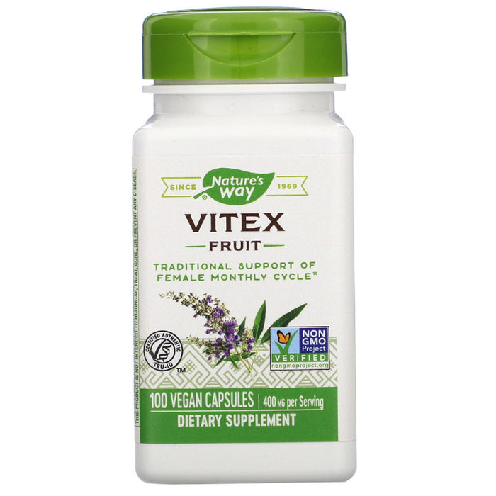 Vitex (Chaste Tree Berry), 100 Capsules