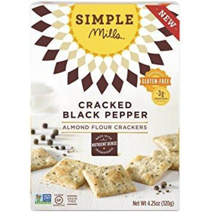 Almond Flour Cracker, black pepper 4.25 oz