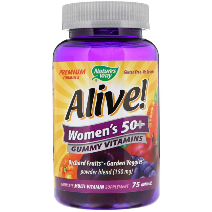 Alive Women 50+ Multi, 75 Gummies