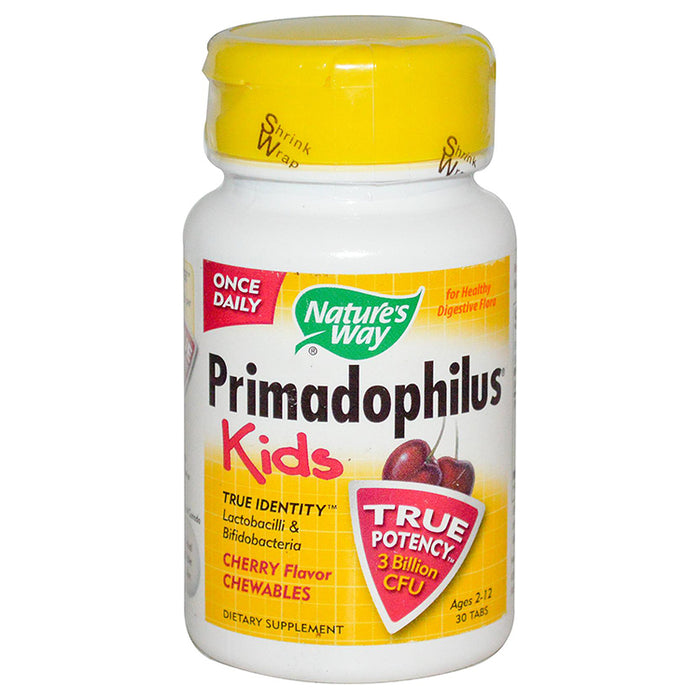 Primadophilus® Kids - Cherry Flavor, 30 Chewables