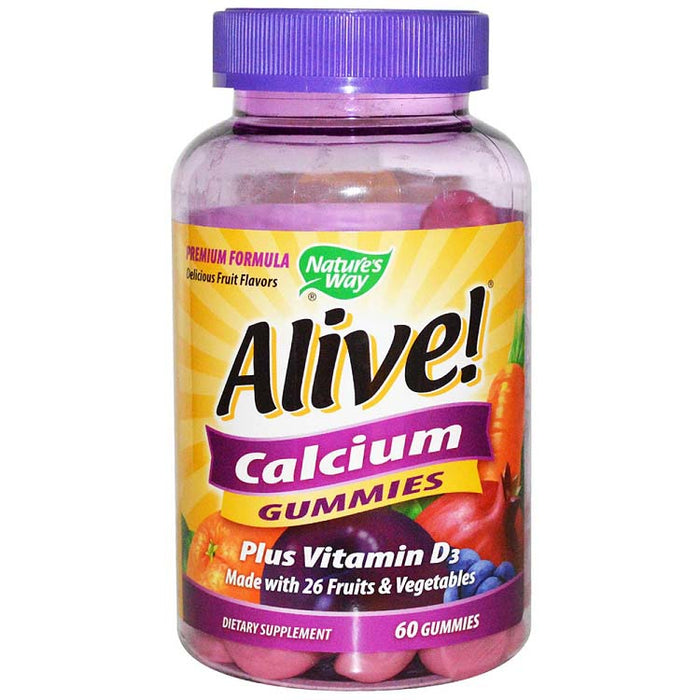 Alive! Calcium Gummies, 60 Count