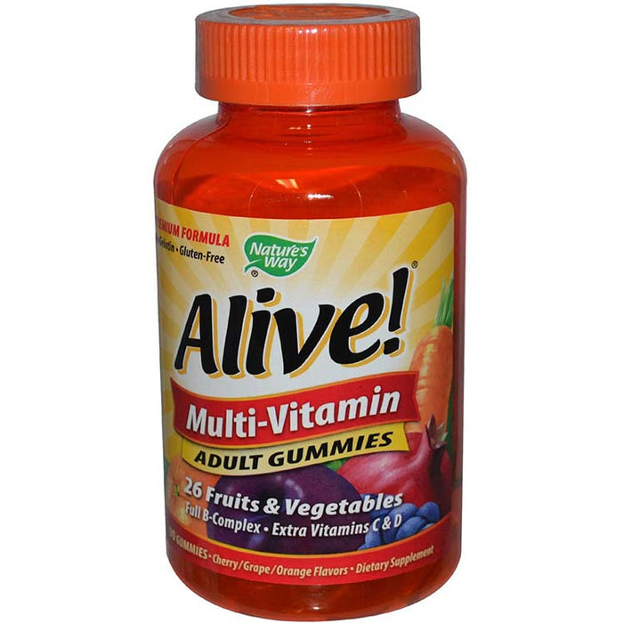 Alive! Adult Multi-Vitamin Gummy, 90 Gummies