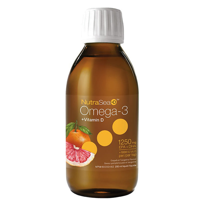 Omega-3 + Vitamin D - Grapefruit/Tangerine Flavor, 40 day supply