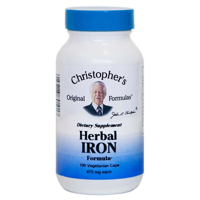 Herbal Iron, 100 Capsules