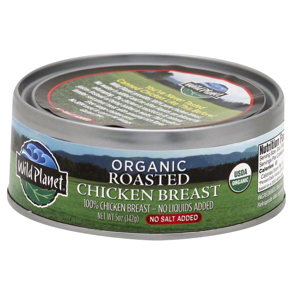 Canned Roasted Chicken Breast- Organic, 5 oz