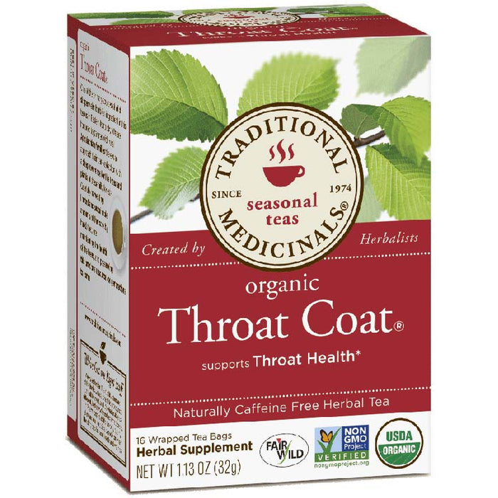 Organic Throat Coat, 16 Tea Bags