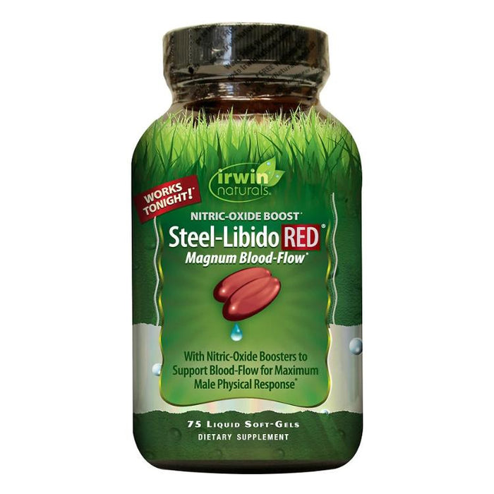 Steel Libido RED for Men, 75 Soft-gels