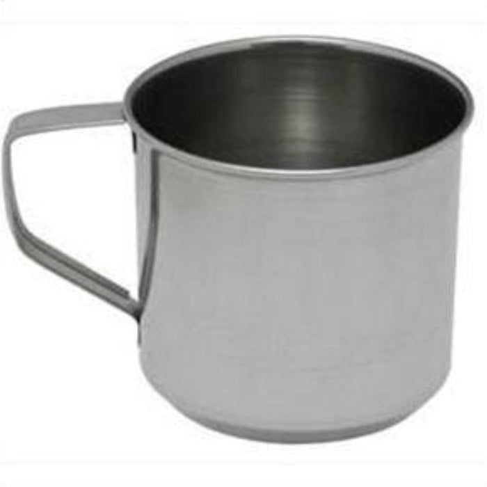 Heavy Stainless Steel Mug, 12 oz