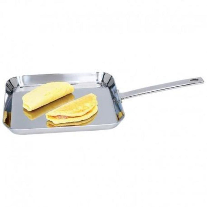 Stainless Steel Square Griddle, 11 in.