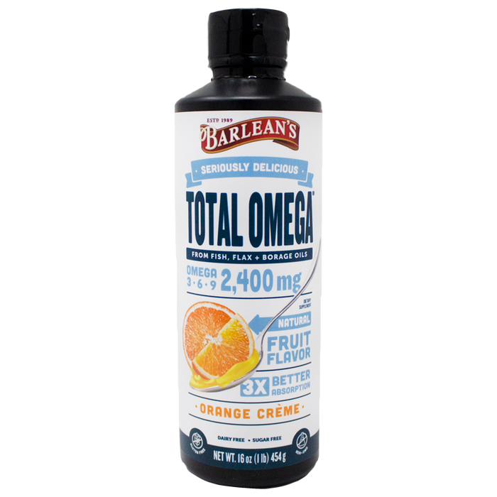 Total Omega Swirl 3-6-9 - Orange Cream Flavor, 16 oz.