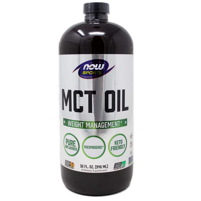MCT 100% Pure Oil, Medium Chain Triglycerides, Unflavored, 16 Fl Oz