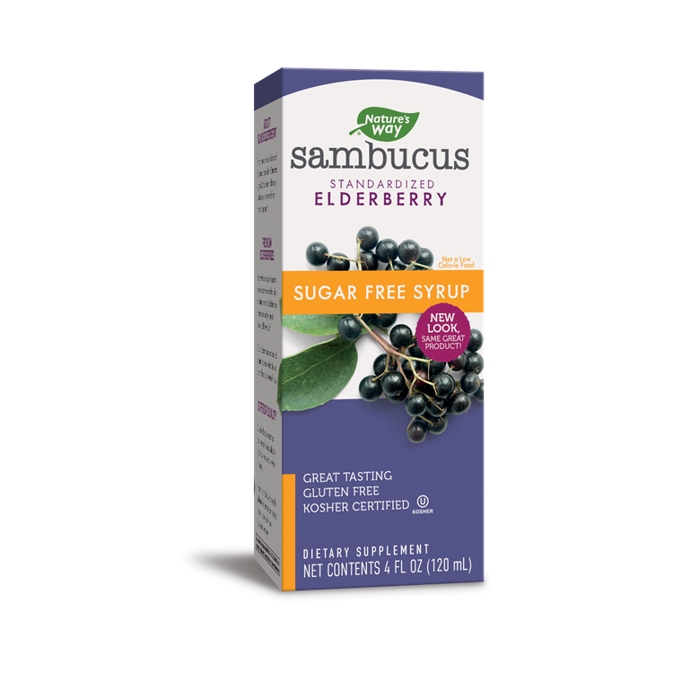 Sambucus Sugar-Free Syrup - Black Elderberry, 4oz — Natures Warehouse