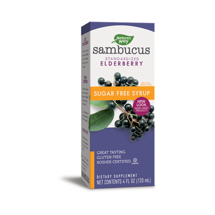 Sambucus Sugar-Free  Syrup - Black Elderberry, 4oz