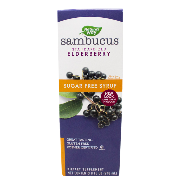 Sambucus Sugar-Free  Syrup - Black Elderberry, 8oz
