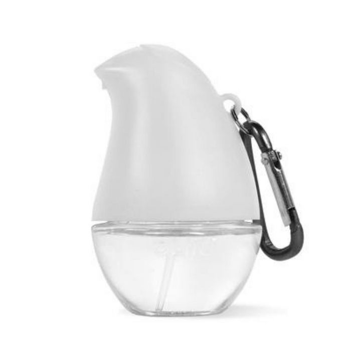 Clip-on Hydrating Hand Sanitizer, Fragrance Free, .6 oz